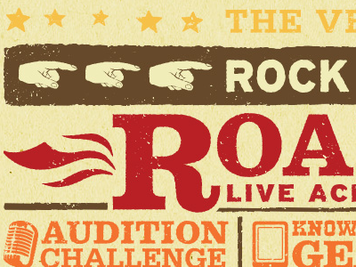 Rock N' Rollout Campaign coaches loupe logo o2ideas rocknrollout