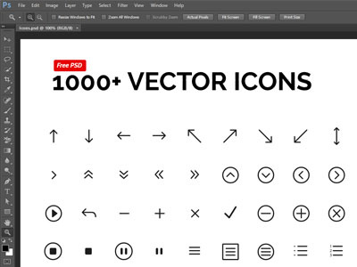 Free vector icon set - PSD free icons icons vector icons