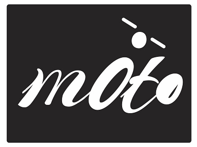 Creating logo for client logo moto motor logo