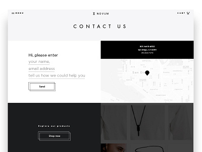 Contact page