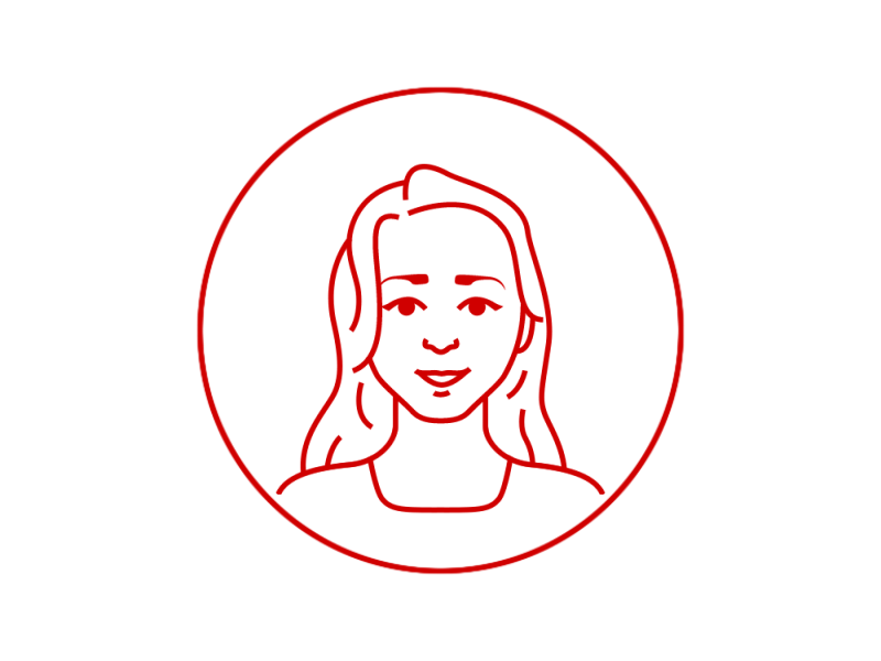 Marie the Senior Project Manager 2d animation avatar illustration nolte outline profile stroke