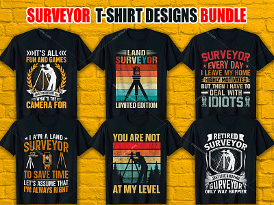 SURVEYOR T-Shirt Design Bundle