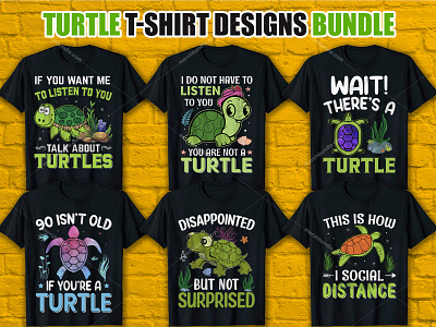 TURTLE T-Shirt Designs Bundle bulk t shirt design custom t shirt graphic t shirt design illustration merch design t shirt design t shirt design free t shirt design ideas t shirt design photoshop t shirt design software t shirt design tutorial t shirt design using canva turtle t shirt design typography t shirt design