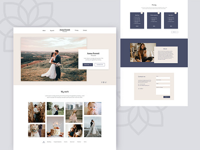 Photographer Landing Page