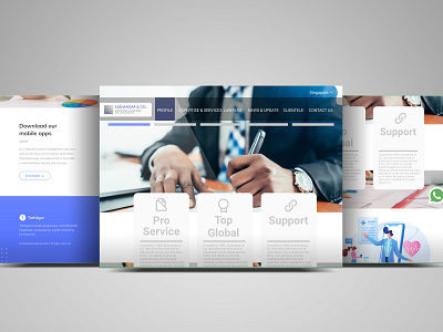 Kusnadar & Co landingpage webdesign website