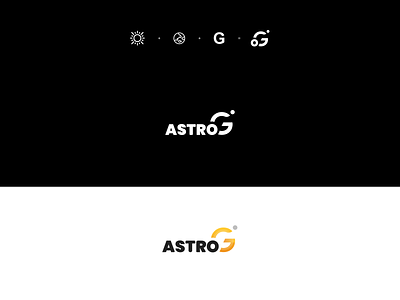 astroG logo astrology earth g logo logo design sun typogaphy