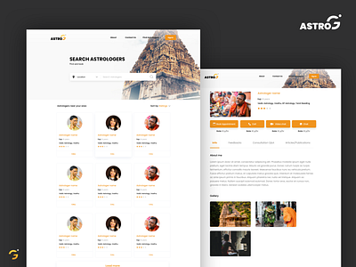 AstroG website