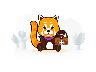Redpanda Mascot Design branding caricature character illustration mascot panda redpanda
