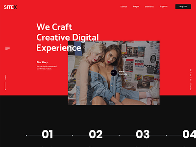 Digital Agency Website Design