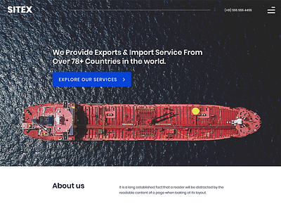 Shipping and Cargo Company Website