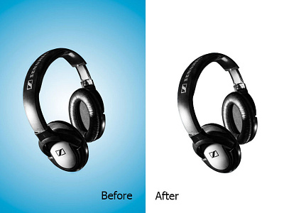 Headphones Background Removal graphic design