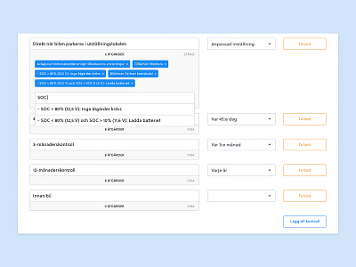 Service scheme auto complete dashboard design figma tags ui user interface web web application