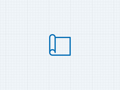 Blueprint branding icon illustration logo vector