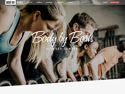 Body by Boris Website costa rica fitness flat flat design sports web web design website