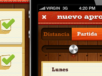 Equestrian iPhone App Tabs