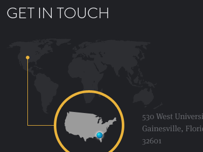 Location Footer black clean contact dark flat footer map pin web web design