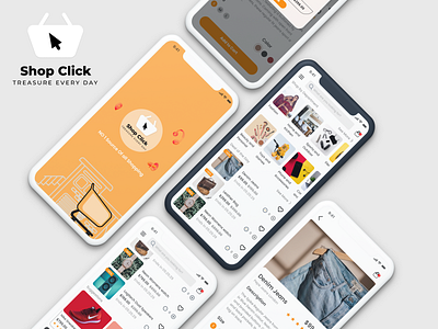 ShopClick Ecommerce App app design graphic design ui ux