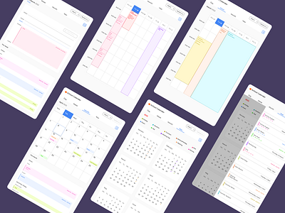 School Calendar app design graphic design product design school app ui user experience design ux