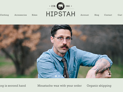 Hipstah - eCommerce Mockup