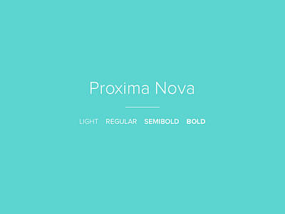 Proxima Nova font proxima nova rebound sans serif typography