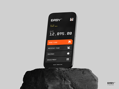Easy™ : Mobile App - Website - Branding app branding design interface logo minimal mobile mobileapp mobileappdesign ui ux