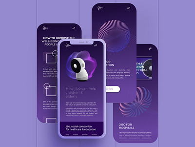 Voice Assistant Web Design app branding design graphic design ui