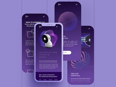 Voice Assistant Web Design app branding design graphic design ui