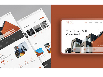 Real Estate Web Design app branding design graphic design housedesign mobile realestate realestatewebsite ui ux webdesign website