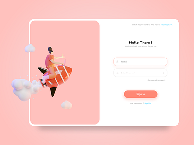 Login Page - WEB design ui ux