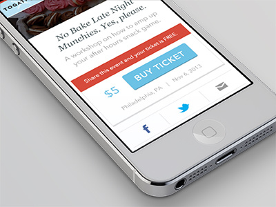 Responsive Event Page buy e commerce event responsive social ticket