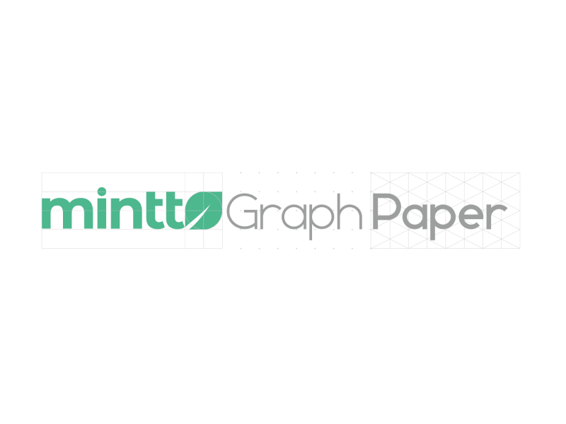 mintt graph paper logo by B®agg on Dribbble