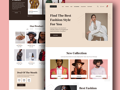 Ecommerce landing page