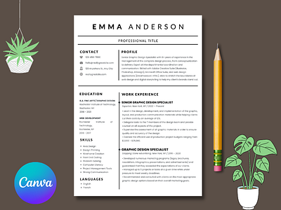 Resume Design canva canva design canva template design design template resume resume design resume design template