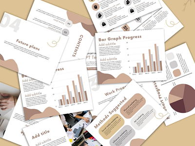 Business Report PowerPoint editable templates
