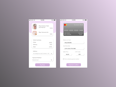 Credit Card Checkout app checkout creditcard design minimal ui ux