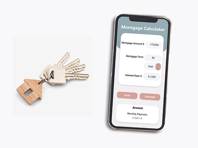 Mortgage calculator page