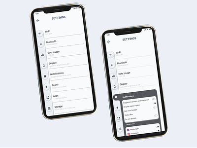 Android setting page adobexd android app dailyui dailyuichallenge geometric setting settings ui ui user experience user interface design ux