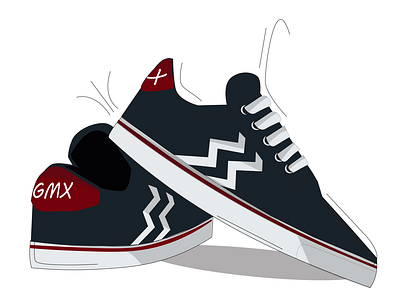 Sneaker Illustration graphic design illustration vector