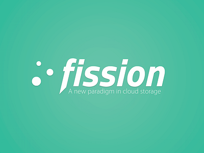Fission Logo atom box cloud drive dropbox electrons fission icon logo nuclear storage wallpaper