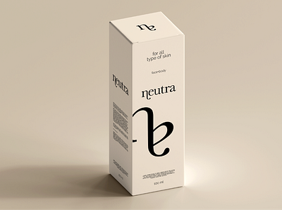 Packaging Neutra Skincare Branding branding design graphic design logo