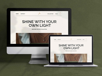 Website template for SHINE branding design graphic design logo web