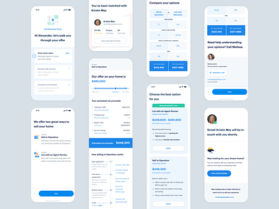 Multiple product offering card choice comparison map mobile options product range success table timeline ui ux