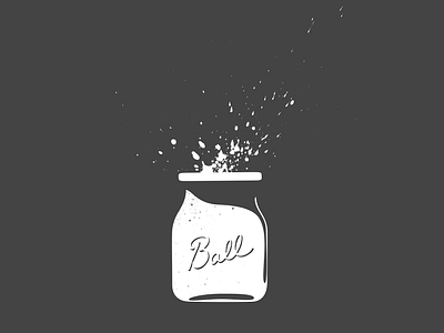 Jar ball jar illustration jar splash