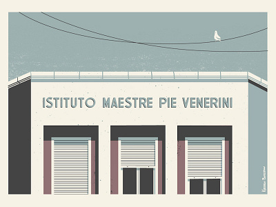 Building study architecture fano italy typography