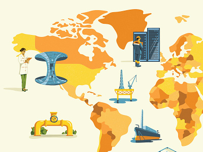 World Map for Eni x The Monocle Forecast