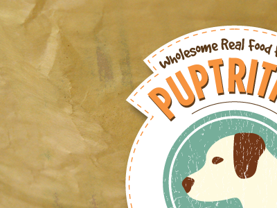 Puptrition dog logo