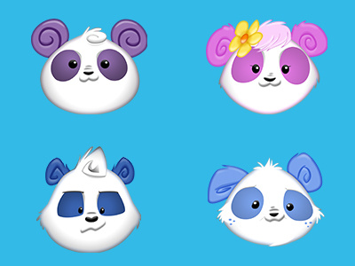 Hullabalu: The Kids app characters hank hullabalu icons ios luna pan pandas pandora phil