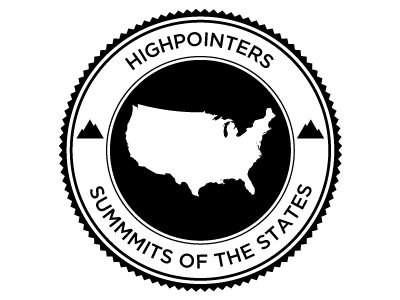 Highpointers Logo (Alternate 2) logo mountains