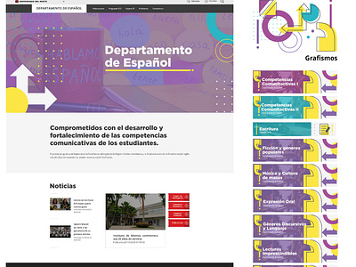 "Departamento de Español" Landing Page