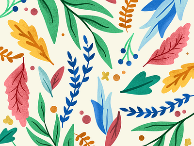 pattern 🌿 adobe adobe illustrator creative creativity design dribbleweeklywarmup fresco illustration pattern pattern a day sweet